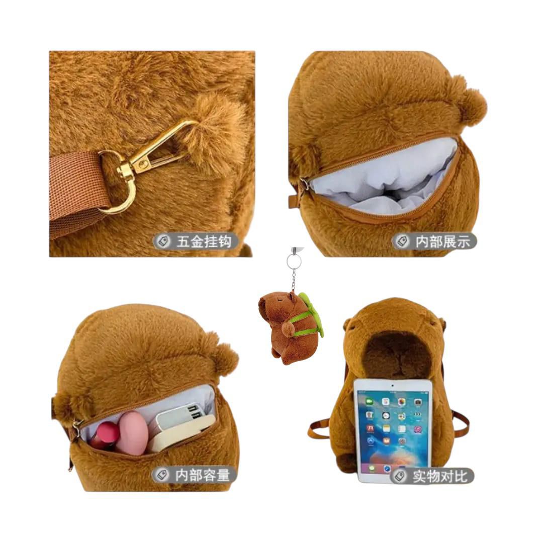 Miniatura 5 de MOCHILA CAPIBARA TENDENCIA 2025 - ACCESORIO Y COLOR: SALCHICHA